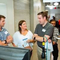 Guests at the Engineering Design Project Preview Event